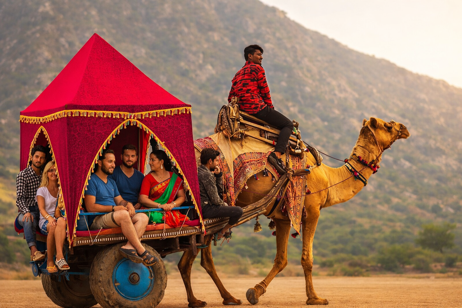 Camel safari near Pushkar
